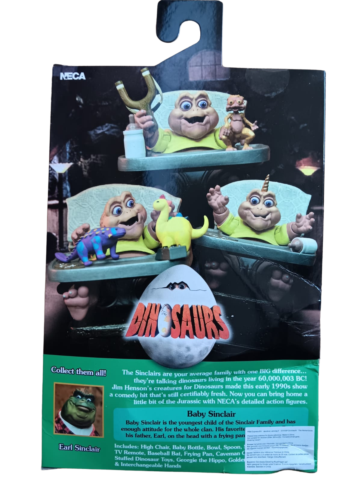 NECA Dinosaurs Ultimate Baby Sinclair Actionfigur 18 cm - Leicht beschädigte Verpackung