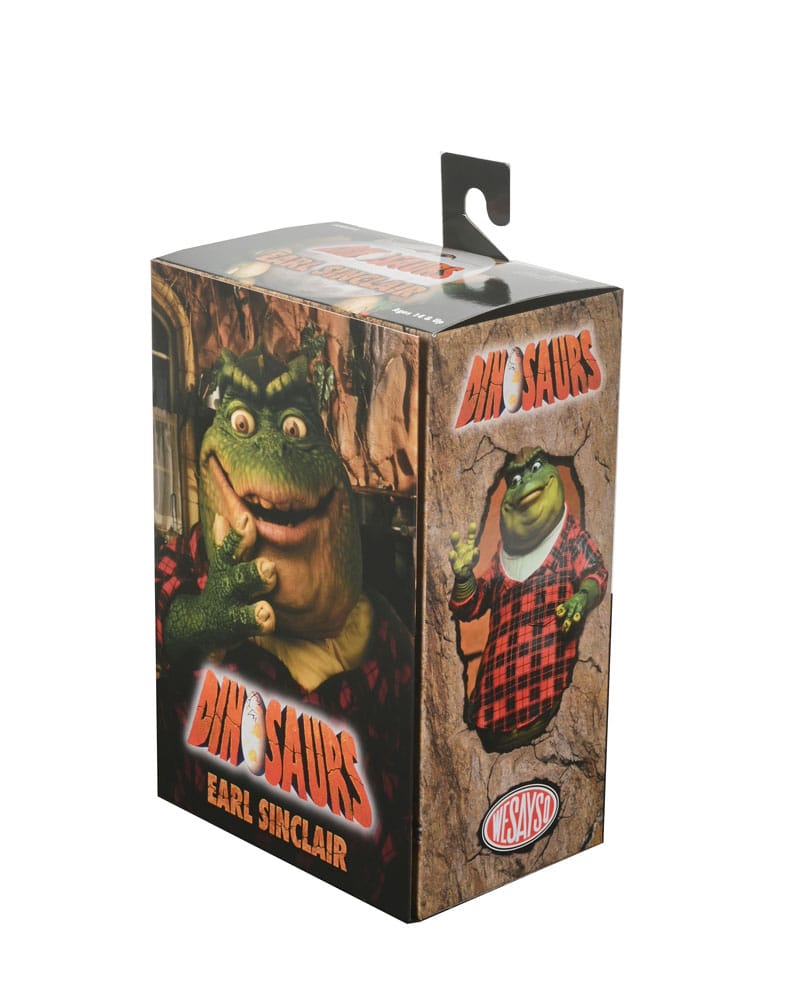 NECA Dinosaurs Ultimate Earl Sinclair Actionfigur 18 cm