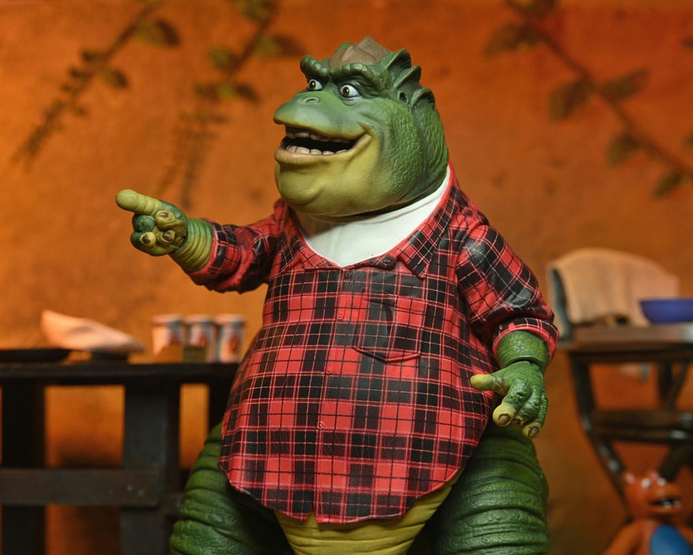 NECA Dinosaurs Ultimate Earl Sinclair Actionfigur 18 cm