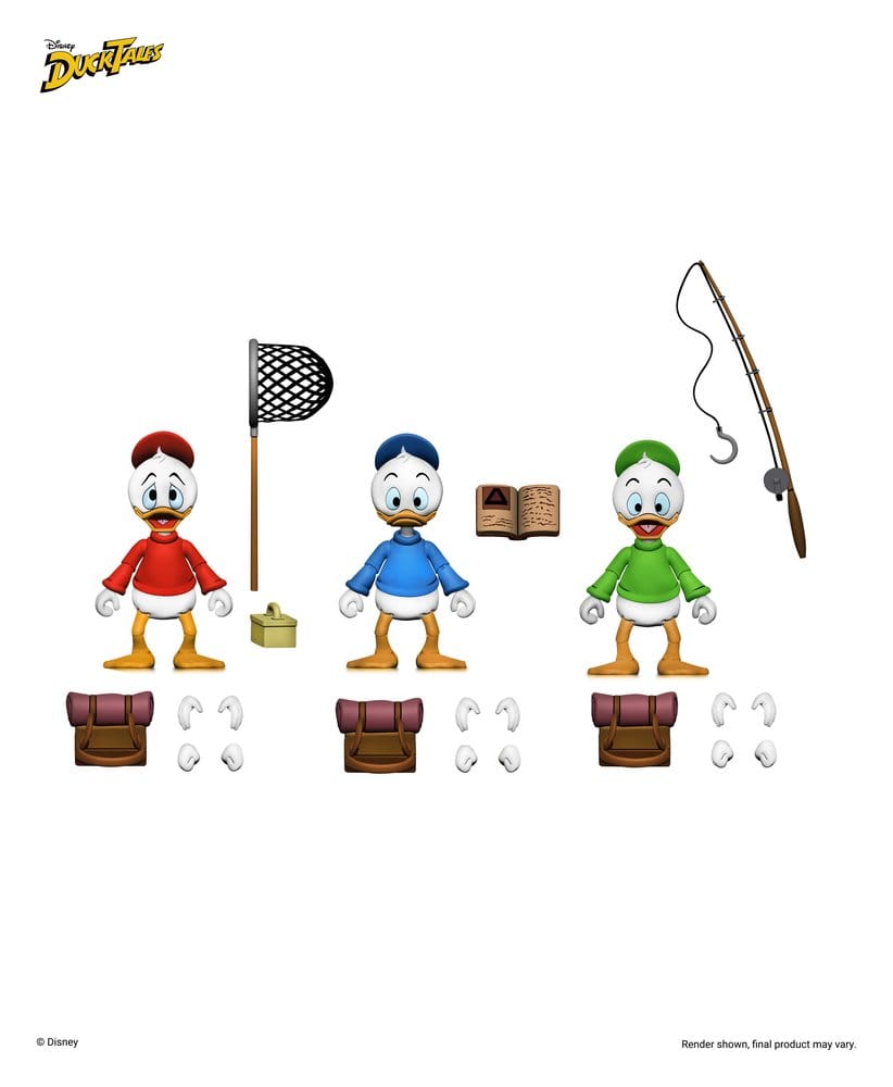 NECA DuckTale Ultimate Huey Dewey und Louie 3er-Pack Actionfiguren