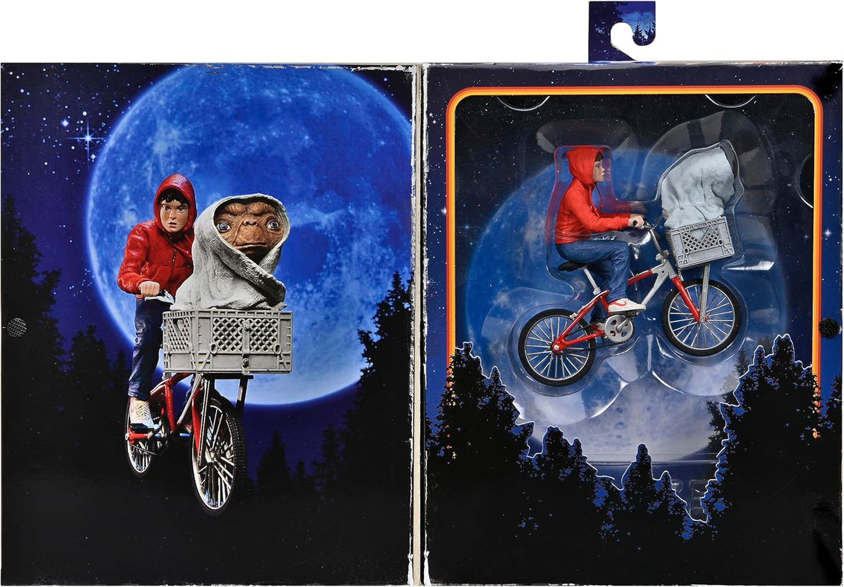 NECA E.T. & Elliott on Bicycle 40th Anniversary Actionfigur