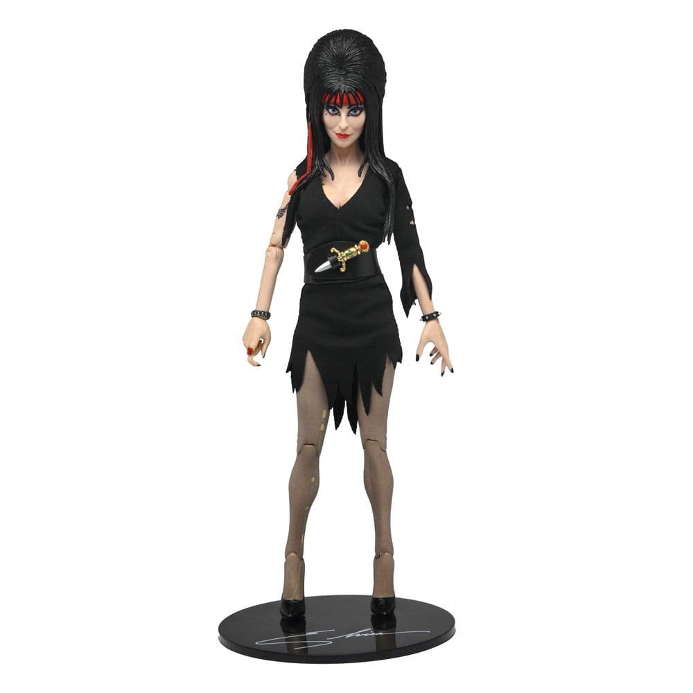 NECA Elvira Herrscherin der Dunkelheit Commando Elvira Clothed Actionfigur