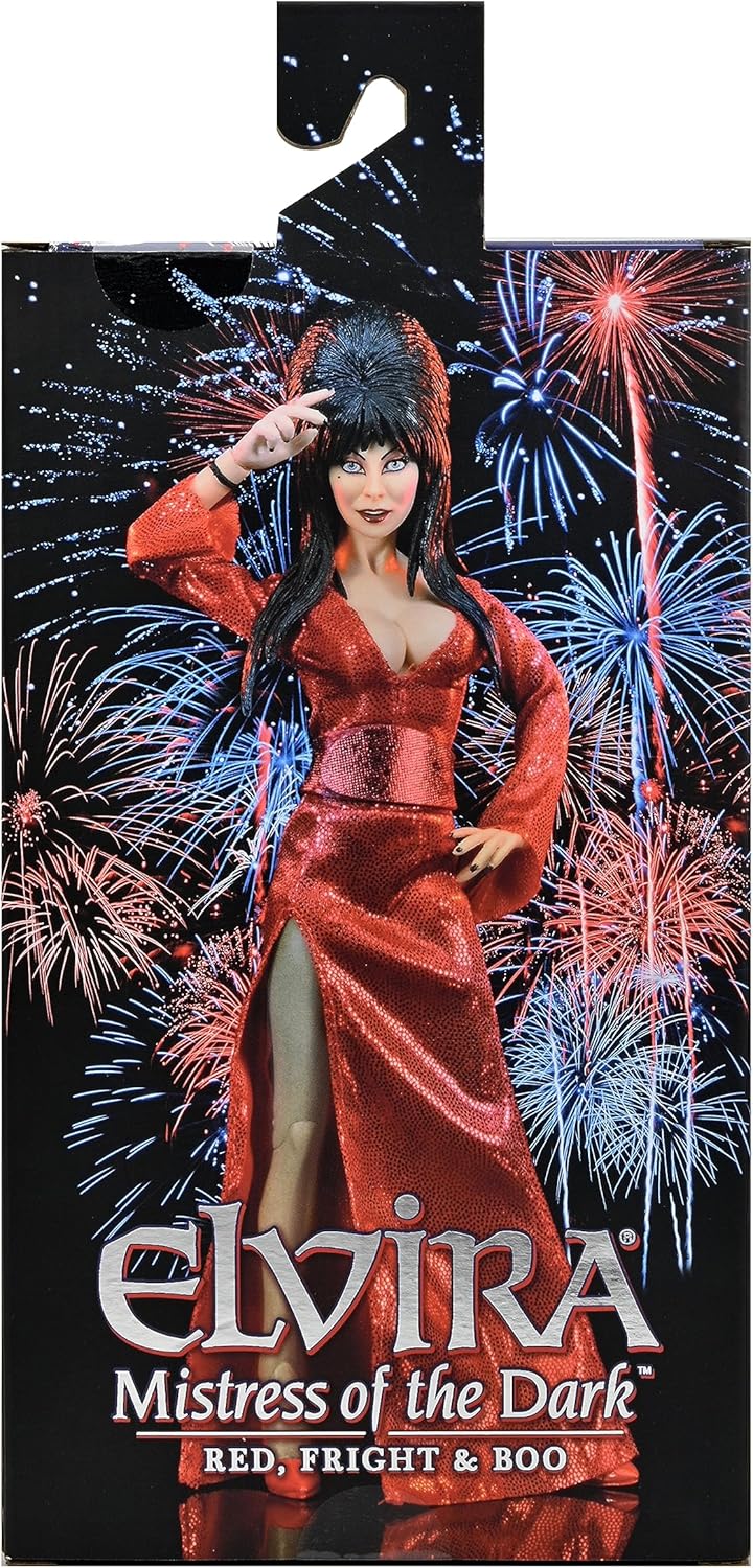 NECA Elvira ’Red Fright and Boo’ Clothed Actionfigur