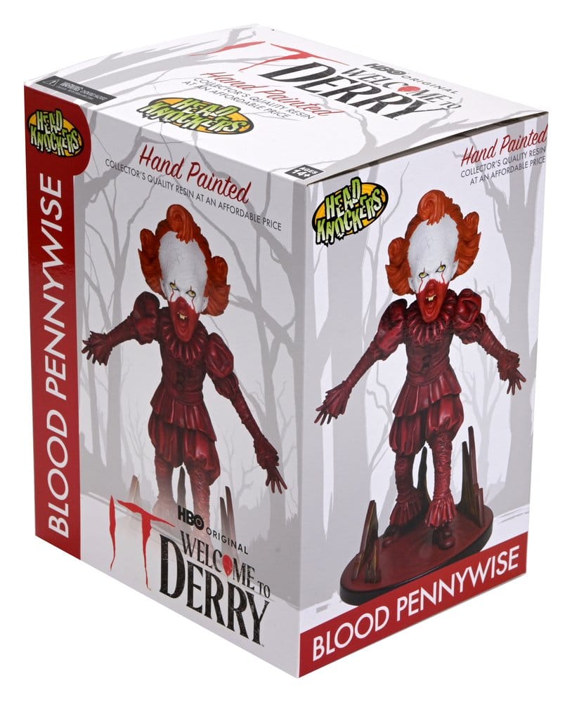 NECA Es Welcome To Derry Blood Pennywise Head Knocker