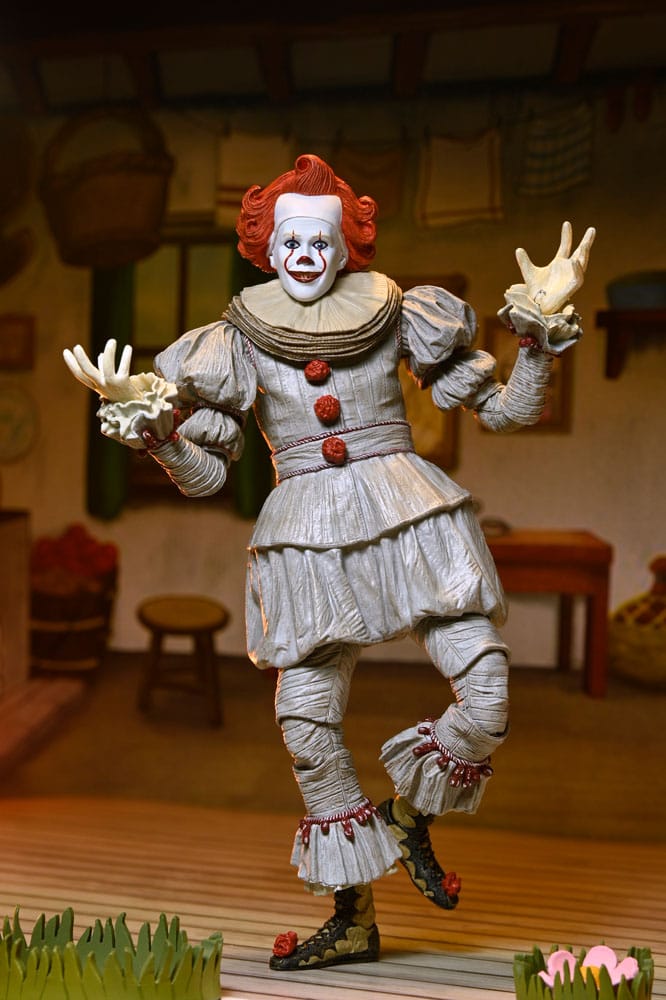 NECA Es Welcome To Derry Ultimate Bob Gray As Pennywise Actionfigur