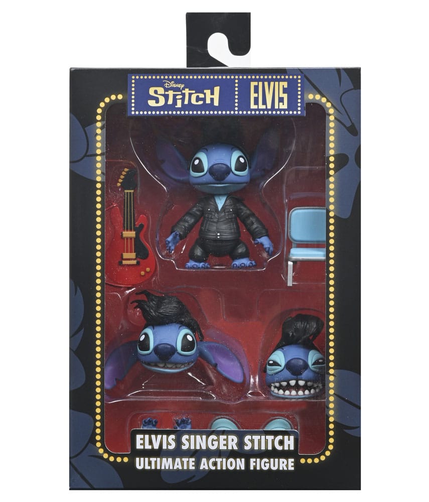 NECA Lilo & Stitch Actionfigur Ultimate Singer Elvis Stitch 7 cm