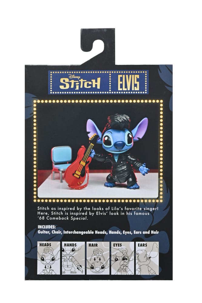 NECA Lilo & Stitch Actionfigur Ultimate Singer Elvis Stitch 7 cm