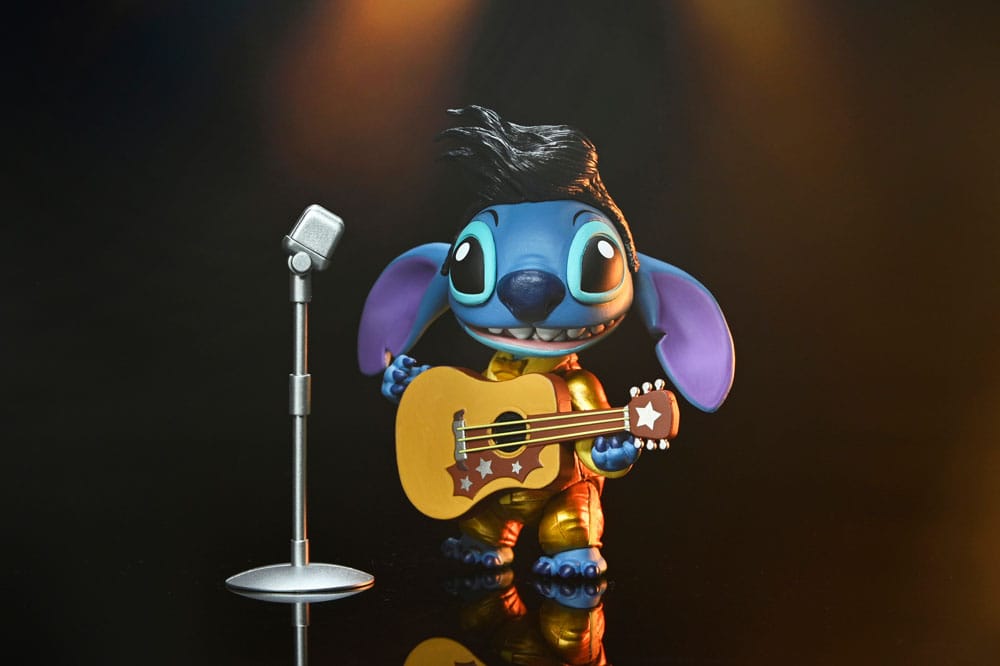 NECA Lilo & Stitch Ultimate Gold Suit Elvis Stitch Actionfigur