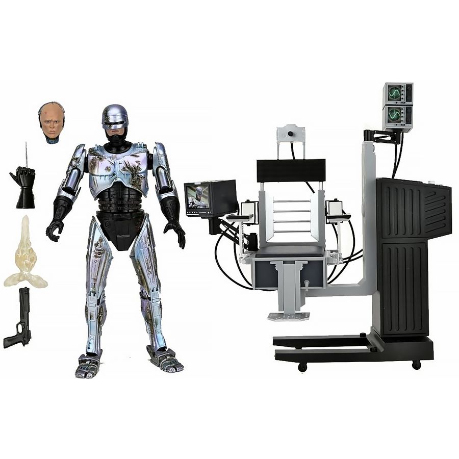 NECA Robocop - Ultimate RoboCop with Chair Battle Damaged Actionfigur