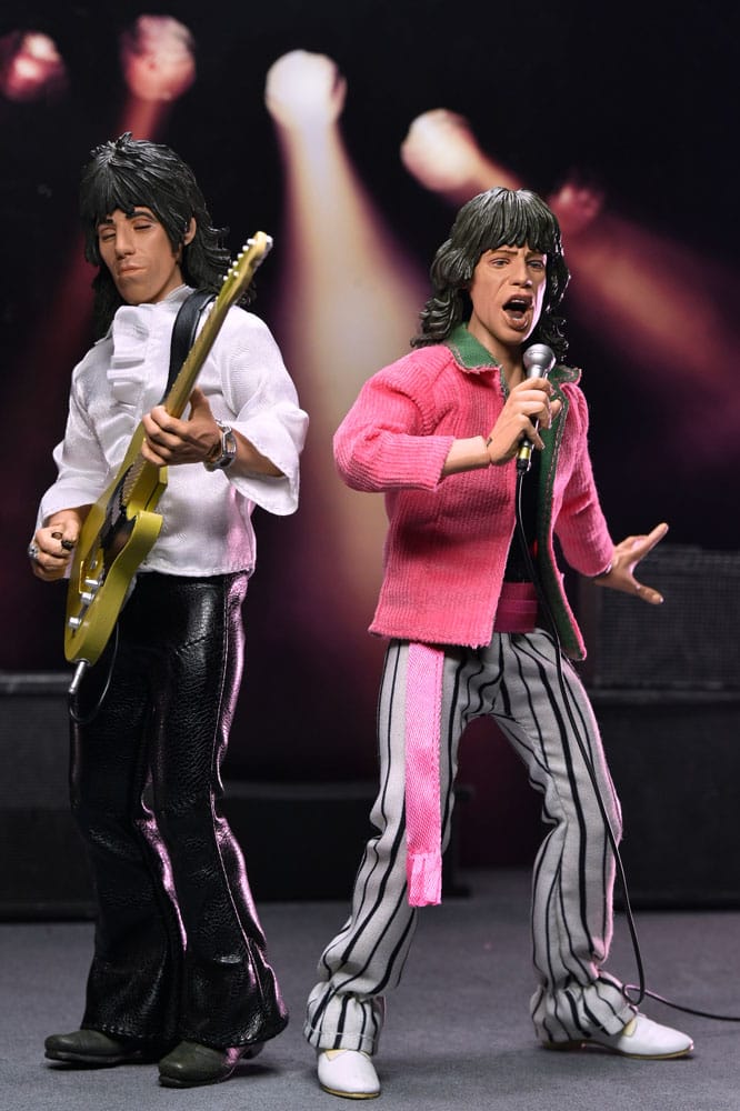 NECA Rolling Stones Mick Jagger (1975) Clothed Actionfigur