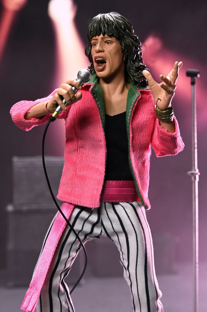 NECA Rolling Stones Mick Jagger (1975) Clothed Actionfigur