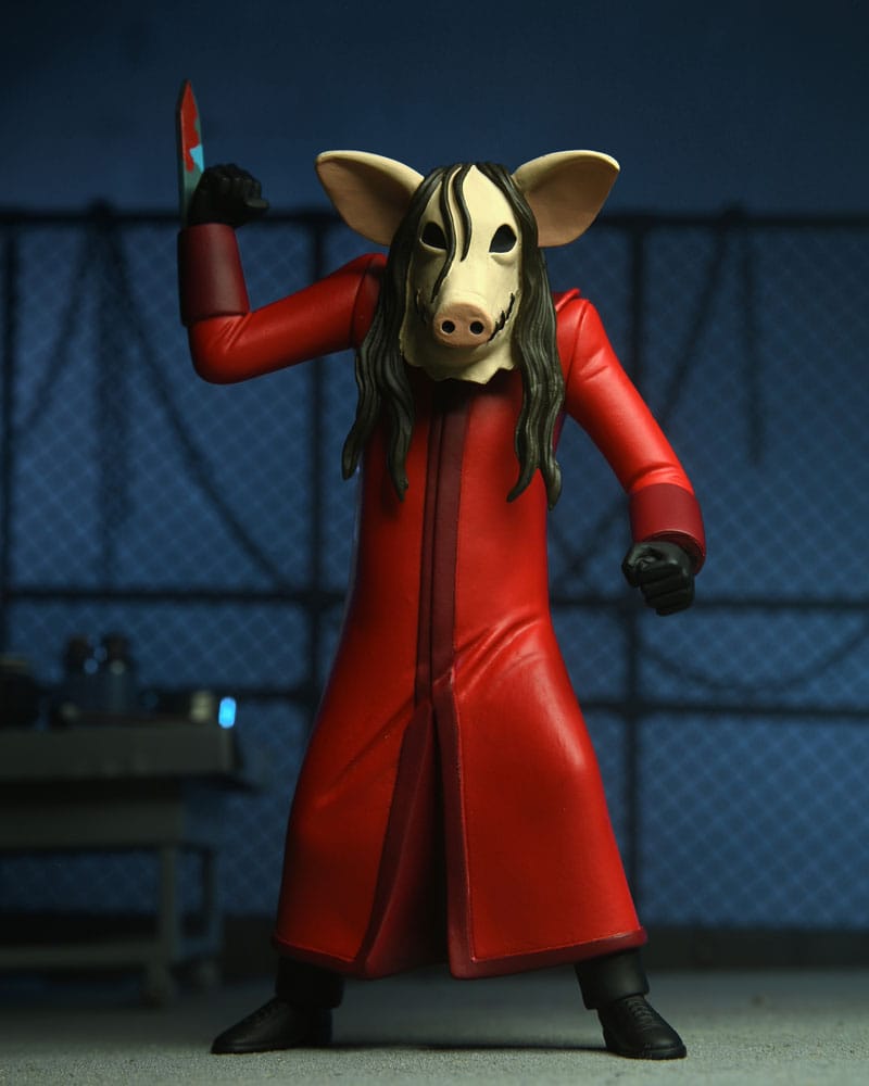 NECA Saw Toony Terrors Jigsaw Killer (Red Robe) Actionfigur