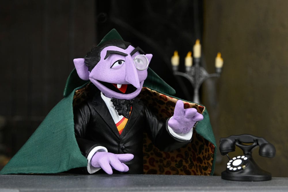 NECA Sesamstraße Ultimate Graf Zahl (The Count) Actionfigur