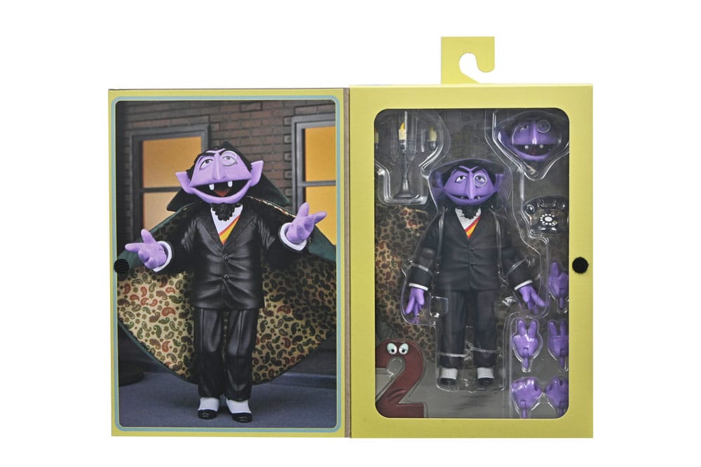 NECA Sesamstraße Ultimate Graf Zahl (The Count) Actionfigur