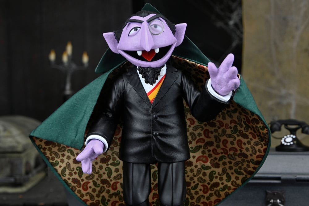 NECA Sesamstraße Ultimate Graf Zahl (The Count) Actionfigur