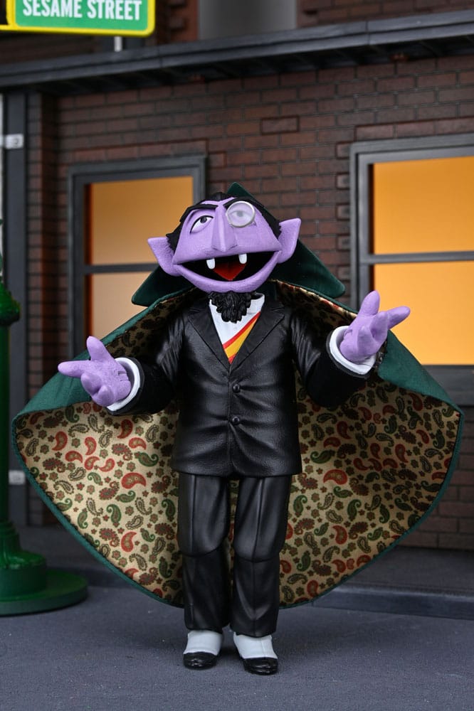 NECA Sesamstraße Ultimate Graf Zahl (The Count) Actionfigur