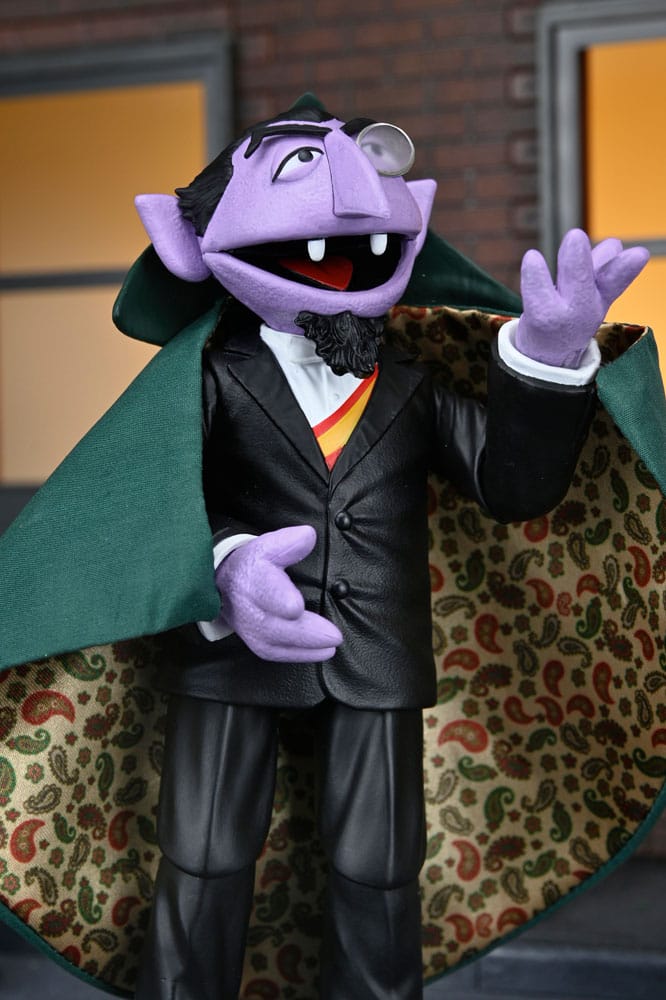NECA Sesamstraße Ultimate Graf Zahl (The Count) Actionfigur