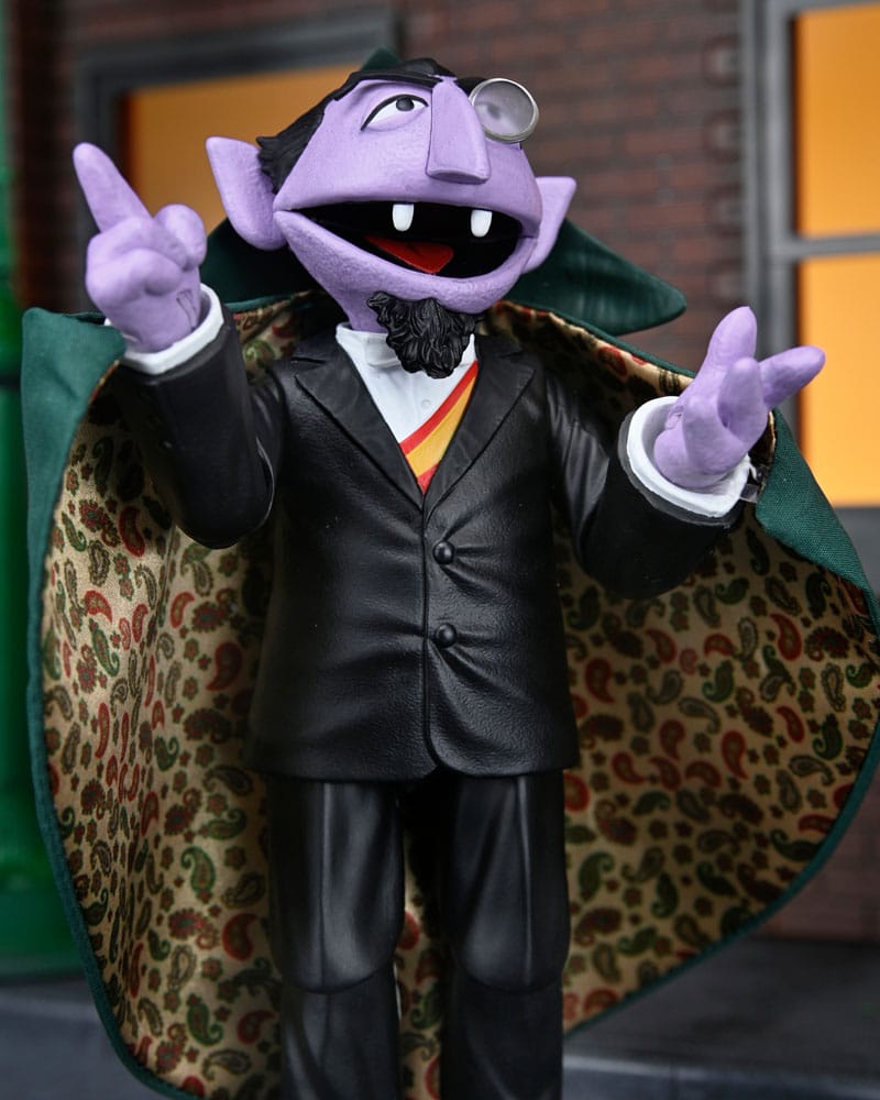 NECA Sesamstraße Ultimate Graf Zahl (The Count) Actionfigur