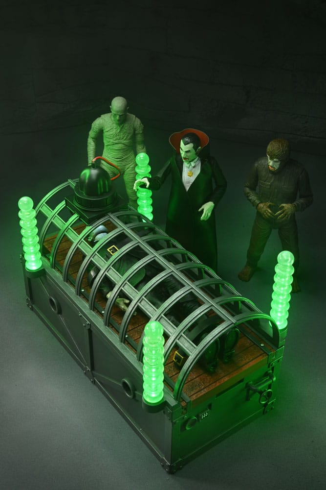 NECA Studios Monsterizer mit Light-Up Effekten Originals Vintage Diorama