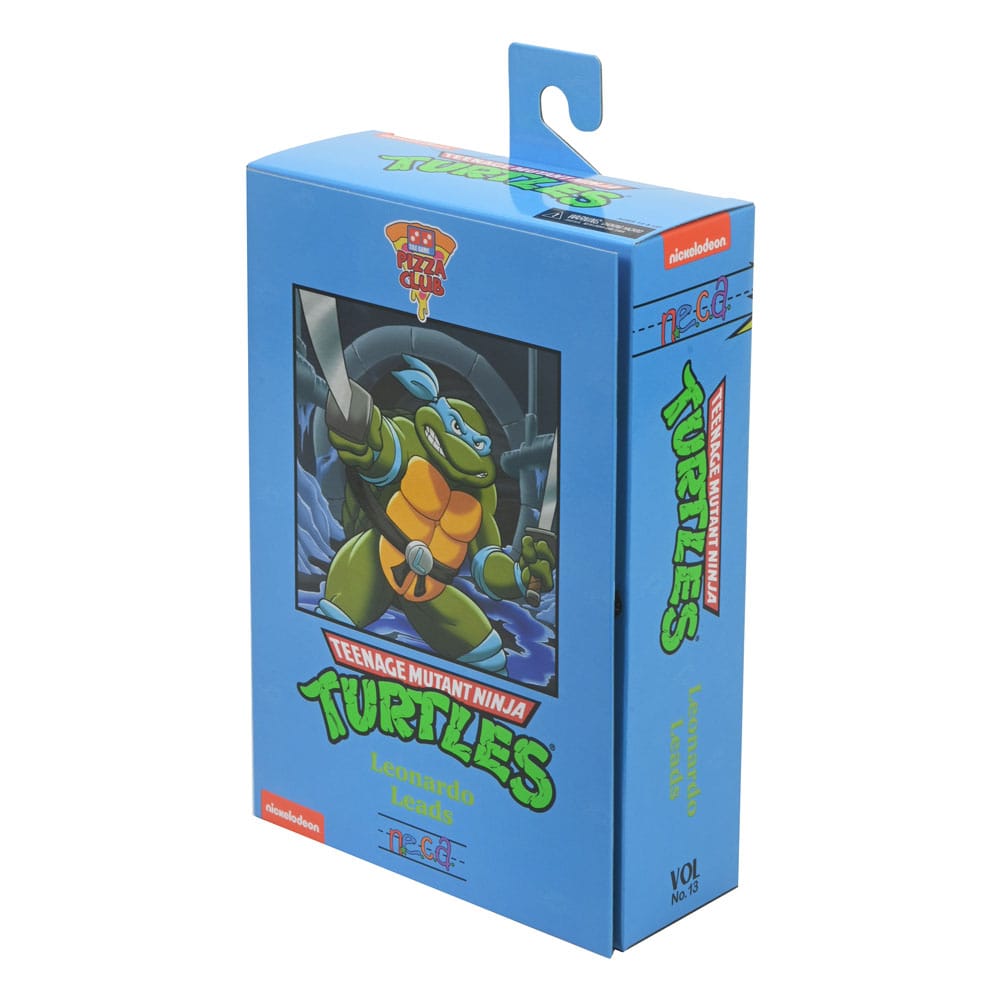 NECA Teenage Mutant Ninja Turtles (1987 Cartoon) Ultimate Leonardo (VHS) Actionfigur