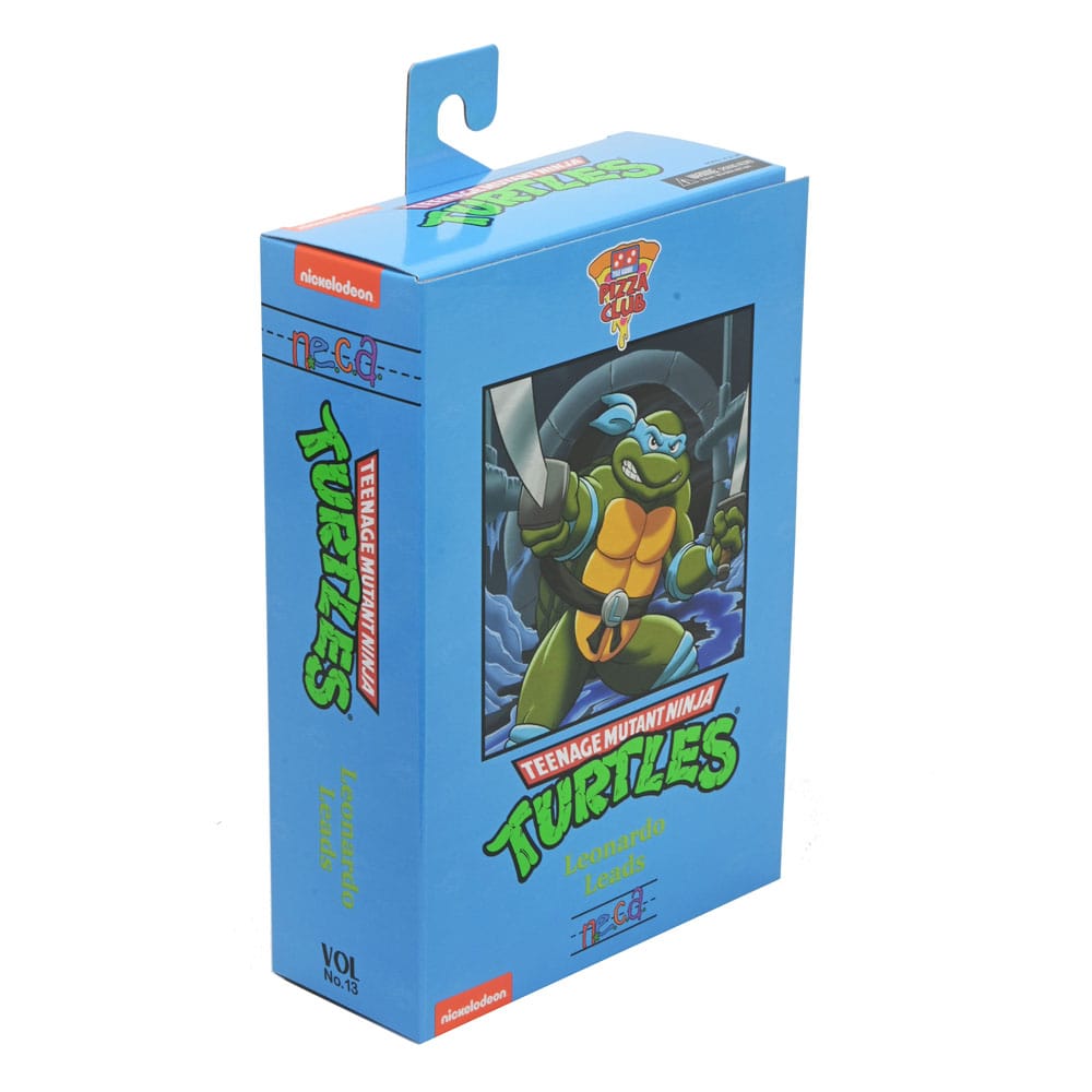 NECA Teenage Mutant Ninja Turtles (1987 Cartoon) Ultimate Leonardo (VHS) Actionfigur