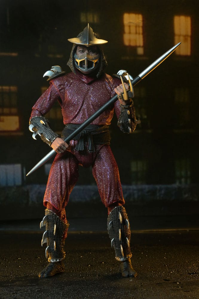 NECA Teenage Mutant Ninja Turtles (1990 Movie) Roof Top Battle Shredder vs Leo Actionfigur