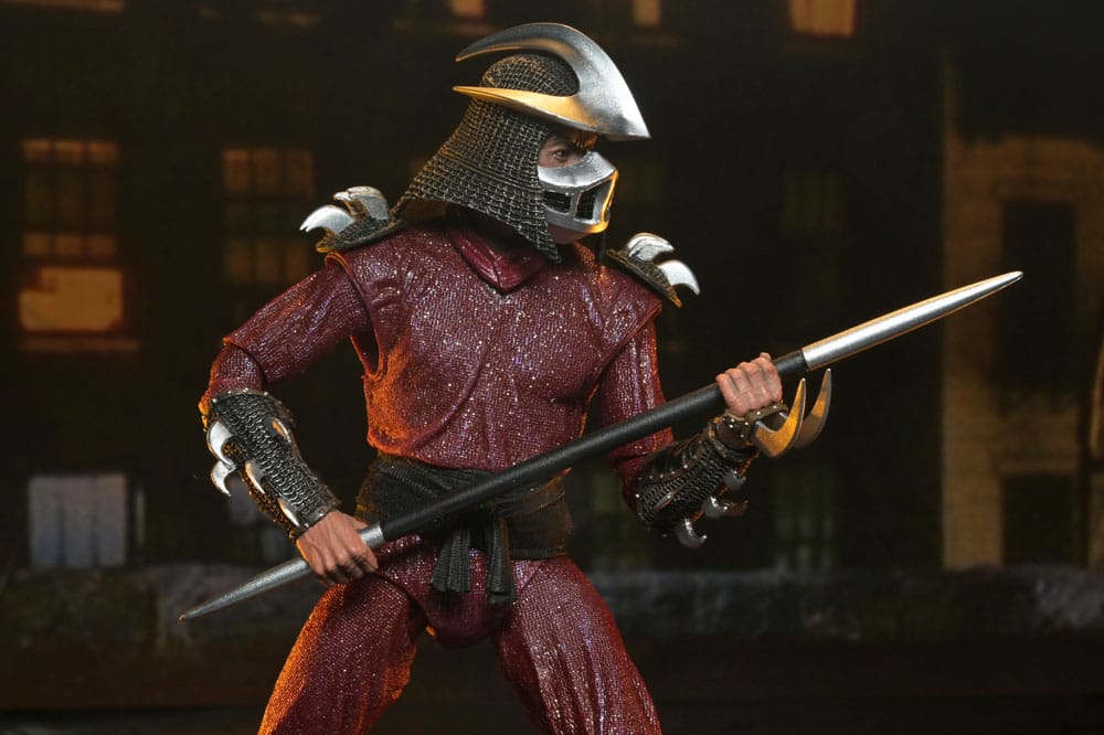 NECA Teenage Mutant Ninja Turtles (1990 Movie) Roof Top Battle Shredder vs Leo Actionfigur