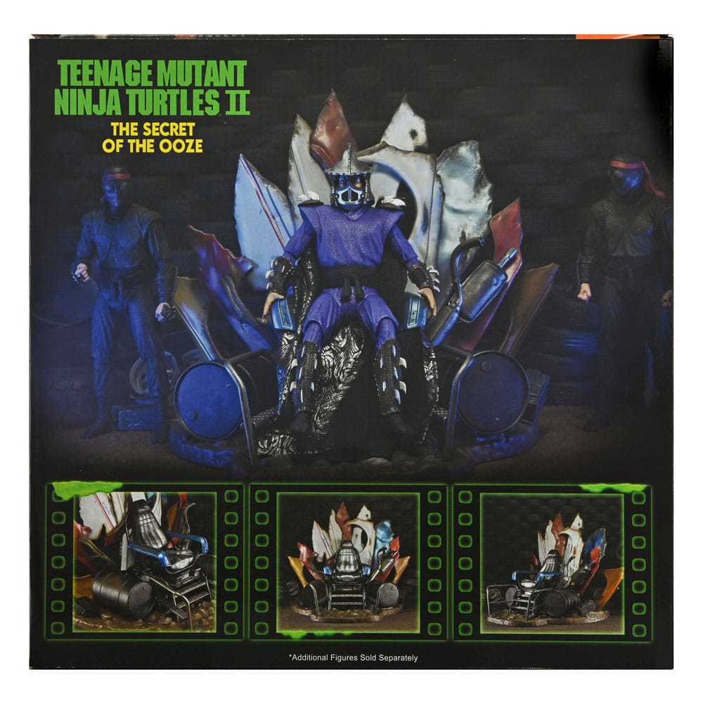 NECA Teenage Mutant Ninja Turtles 2 Shredder’s Throne Secret of the Ooze Diorama