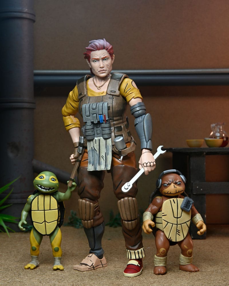 NECA Teenage Mutant Ninja Turtles The Last Ronin Grammy April Actionfigur