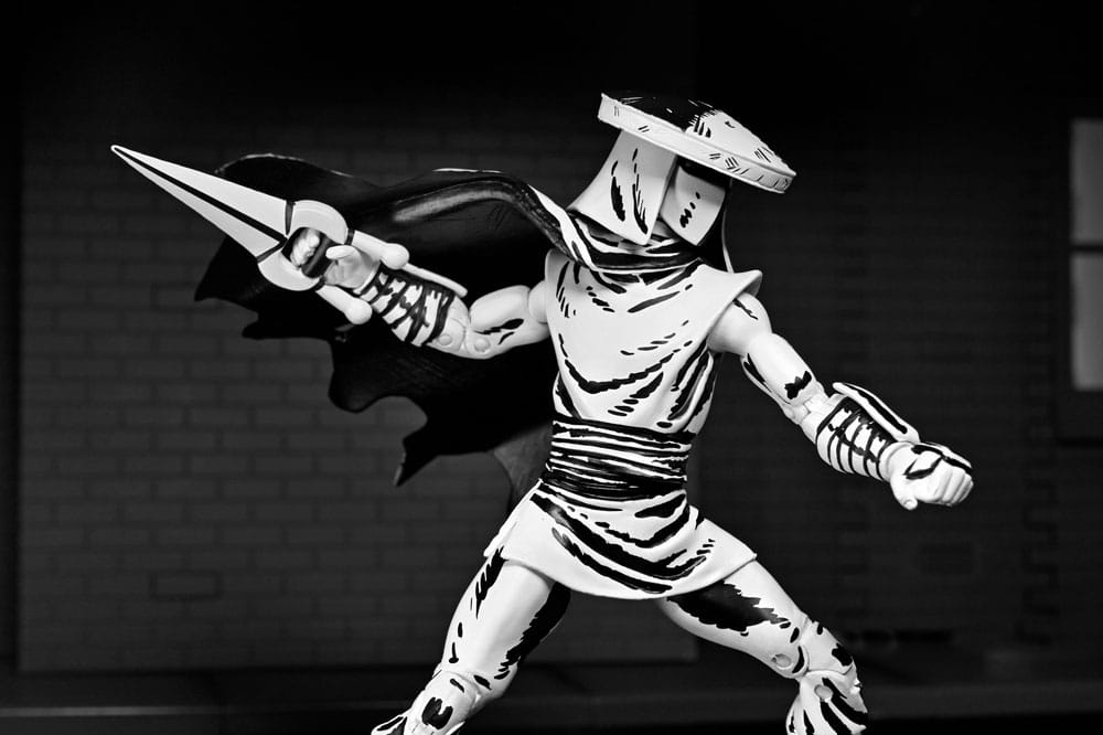 NECA Teenage Mutant Ninja Turtles Actionfigur Elite Foot Ninja Guard Black & White 18 cm