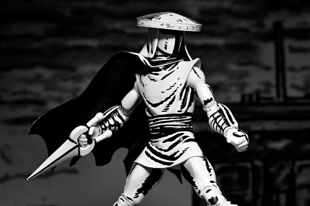 NECA Teenage Mutant Ninja Turtles Actionfigur Elite Foot Ninja Guard Black & White 18 cm