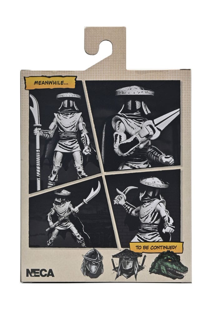 NECA Teenage Mutant Ninja Turtles Actionfigur Elite Foot Ninja Guard Black & White 18 cm