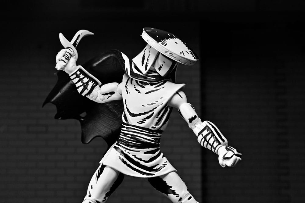 NECA Teenage Mutant Ninja Turtles Actionfigur Elite Foot Ninja Guard Black & White 18 cm