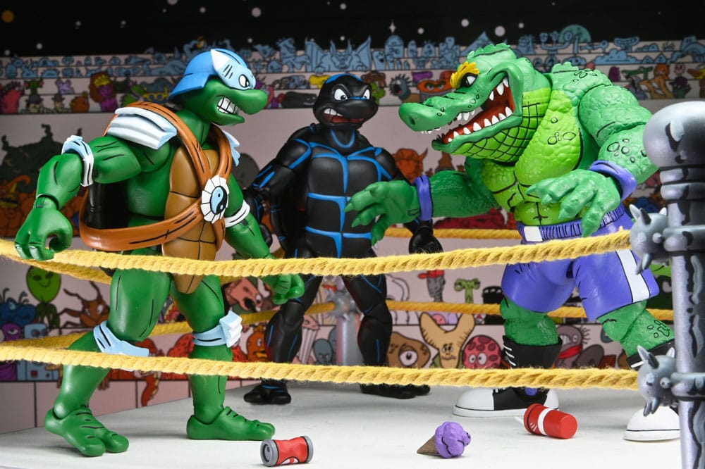NECA Teenage Mutant Ninja Turtles (Archie Comics) Actionfiguren 4er-Pack Stump Wrestling Turtles 18 cm