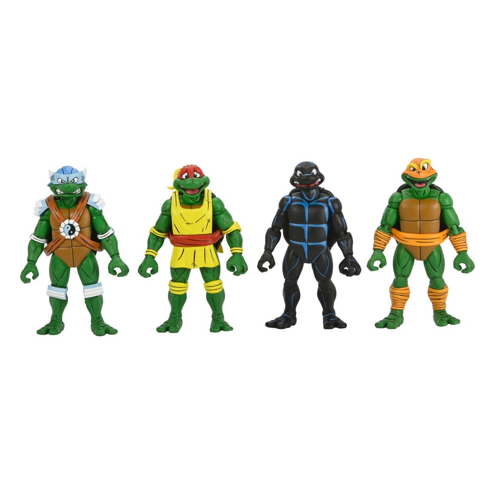 NECA Teenage Mutant Ninja Turtles (Archie Comics) Actionfiguren 4er-Pack Stump Wrestling Turtles 18 cm