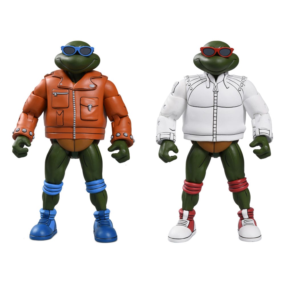 NECA Teenage Mutant Ninja Turtles (Cartoon) Actionfigur Punk Leo and Punk Raph 2 Pack 18 cm