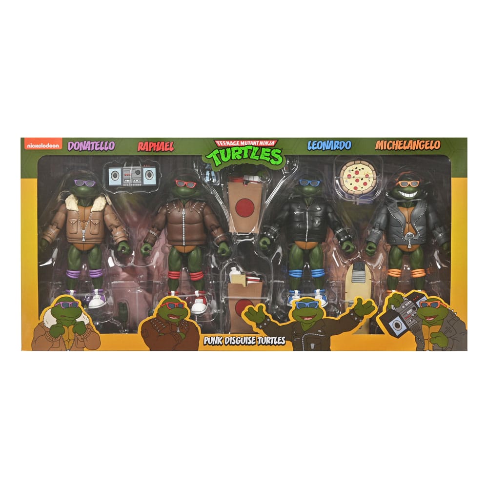 NECA Teenage Mutant Ninja Turtles (Cartoon) Punk Turtles Actionfiguren