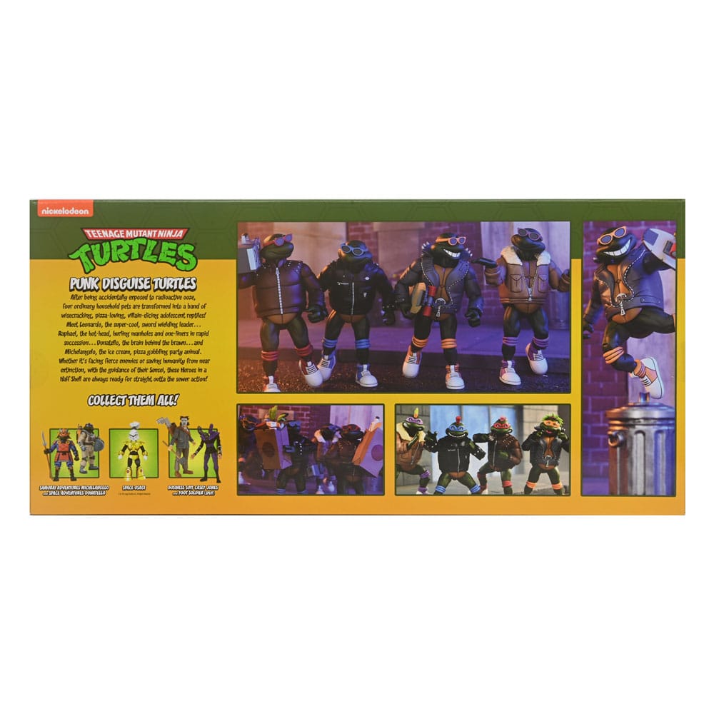 NECA Teenage Mutant Ninja Turtles (Cartoon) Punk Turtles Actionfiguren