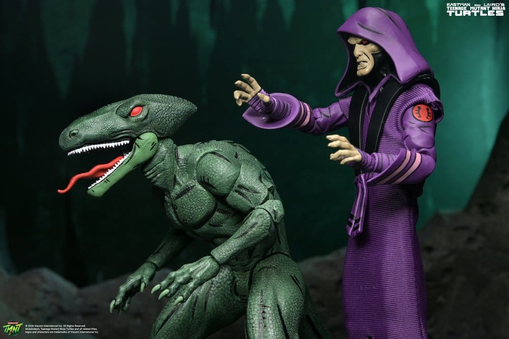 NECA Teenage Mutant Ninja Turtles Daimyo Orkai & Raptor 2er-Pack Actionfiguren