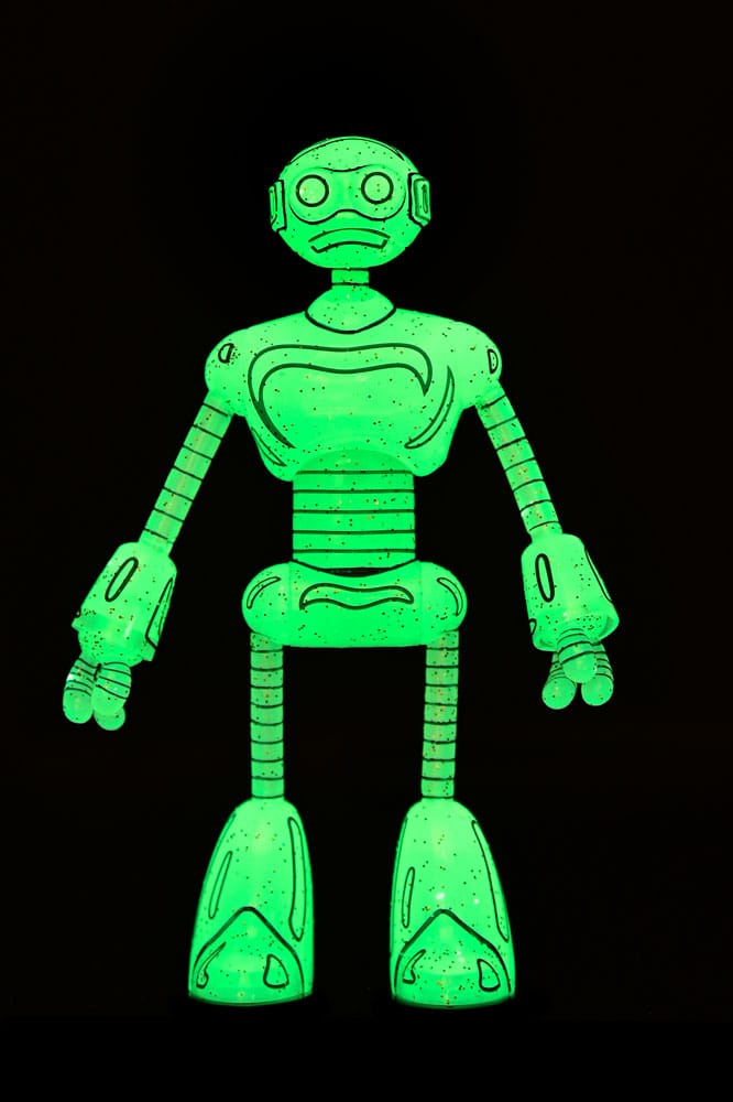 NECA Teenage Mutant Ninja Turtles (Mirage Comics) Actionfigur Transmat Fugitoid GID 18 cm