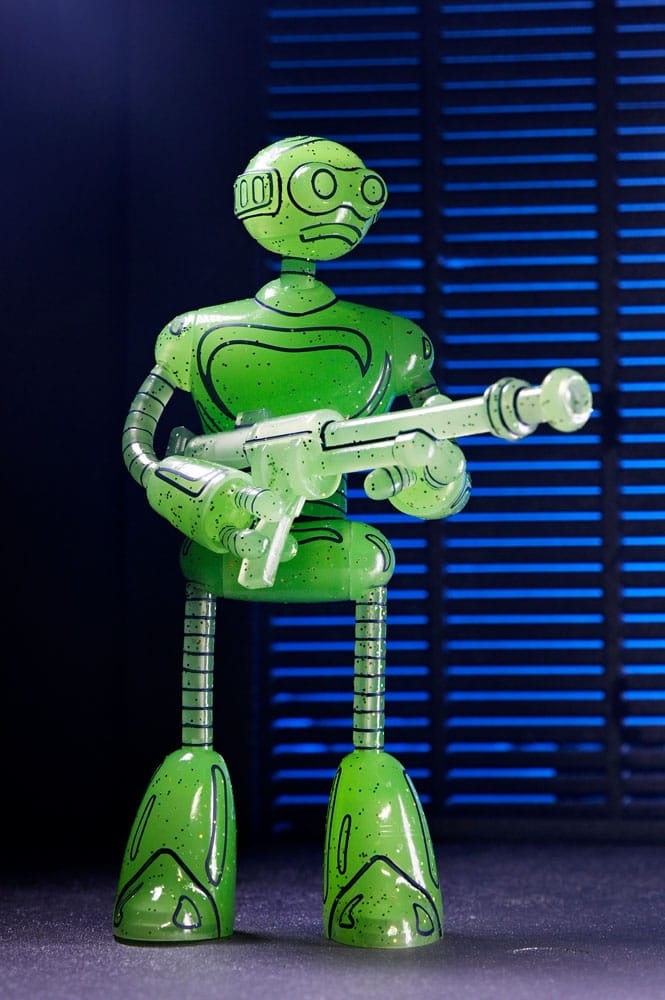 NECA Teenage Mutant Ninja Turtles (Mirage Comics) Actionfigur Transmat Fugitoid GID 18 cm