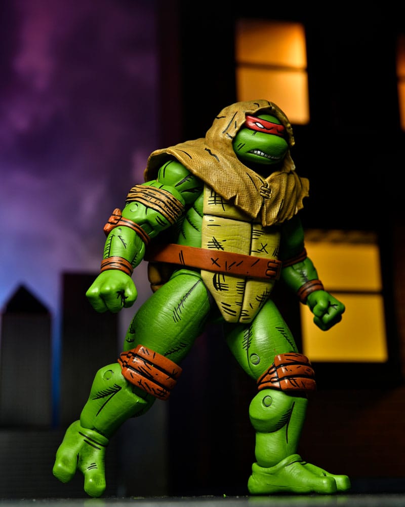 NECA Teenage Mutant Ninja Turtles (Mirage Comics) Leonardo Raphael Michelangelo Donatello 4er-Pack Actionfiguren