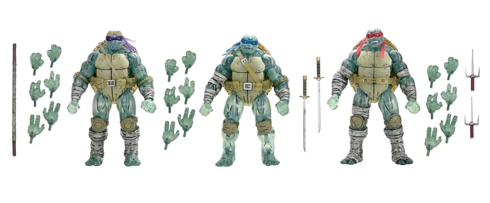 NECA Teenage Mutant Ninja Turtles (The Last Ronin) Actionfiguren 3er-Pack Ghost Brothers 18 cm
