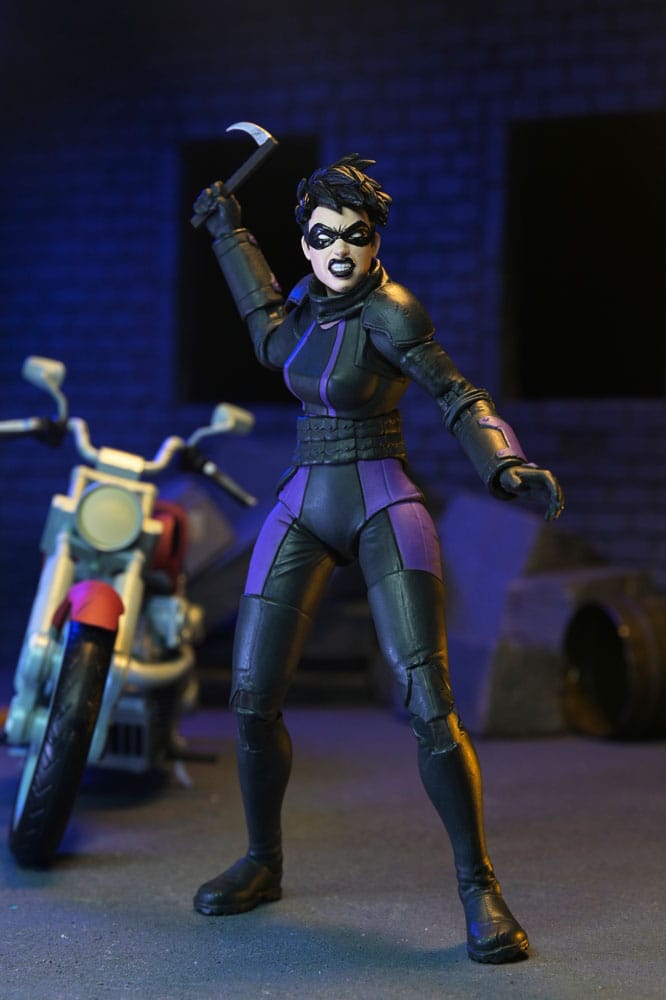 NECA Teenage Mutant Ninja Turtles (The Last Ronin The Lost Years) Actionfigur Casey Marie with Last Ronin Motorcycle 18