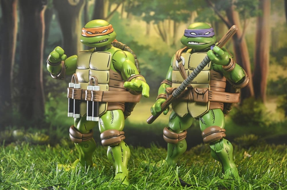 NECA Teenage Mutant Ninja Turtles x Usagi Yojimbo Ultimate Michelangelo Actionfigur