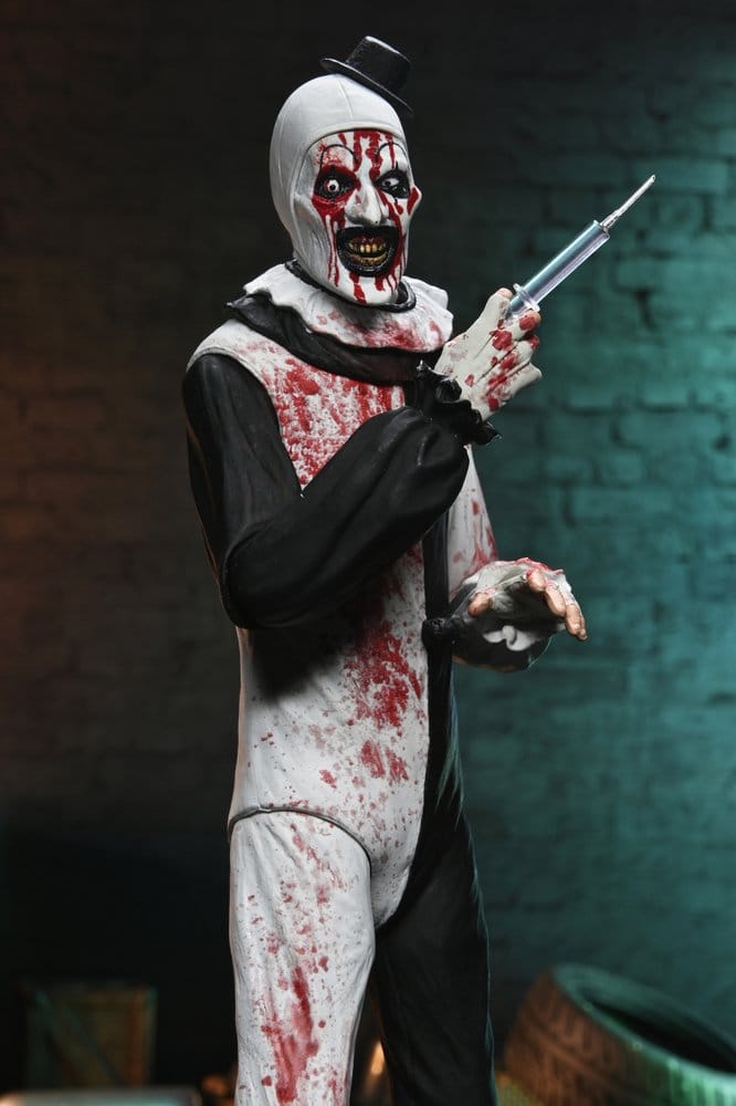 NECA Terrifier 2 Ultimate Actionfigur Art the Clown (Blood Splattered) 18 cm