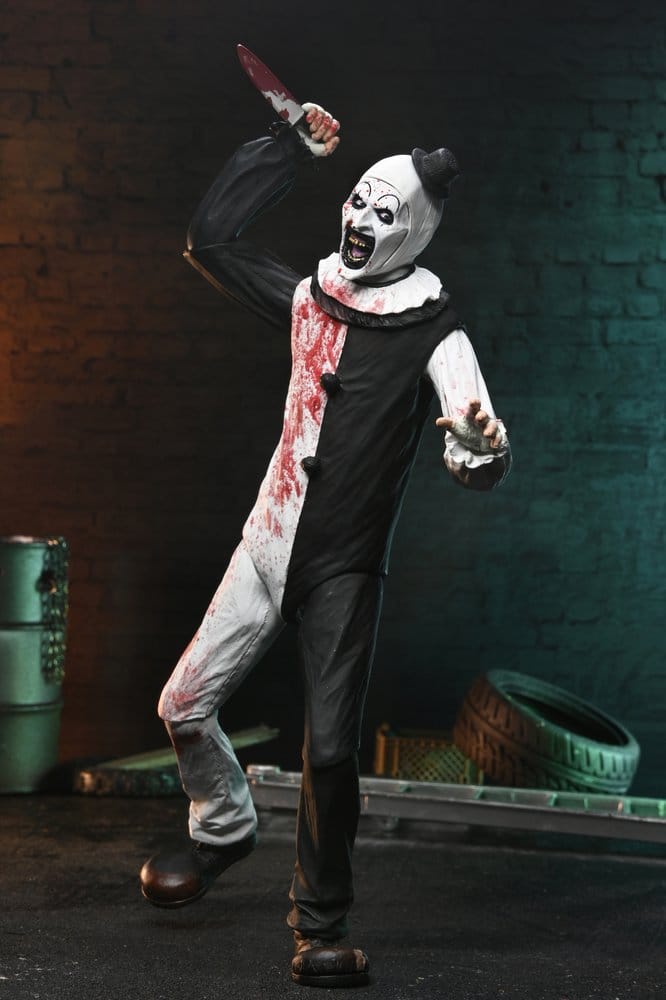 NECA Terrifier 2 Ultimate Actionfigur Art the Clown (Blood Splattered) 18 cm
