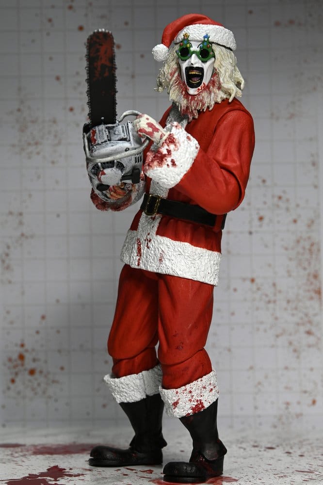 NECA Terrifier 3 Ultimate Santa Suit Art the Clown (Bloody Version) Actionfigur