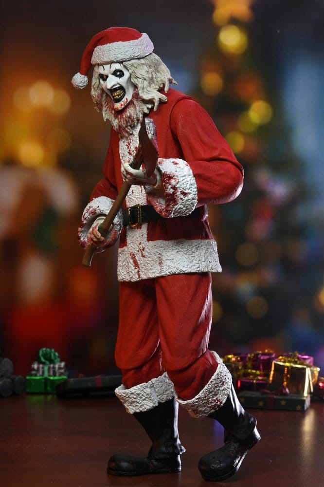 NECA Terrifier 3 Ultimate Santa Suit Art the Clown (Bloody Version) Actionfigur
