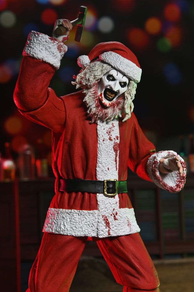 NECA Terrifier 3 Ultimate Santa Suit Art the Clown (Bloody Version) Actionfigur